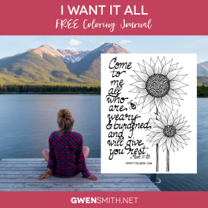 I Want It All Free Coloring Journal